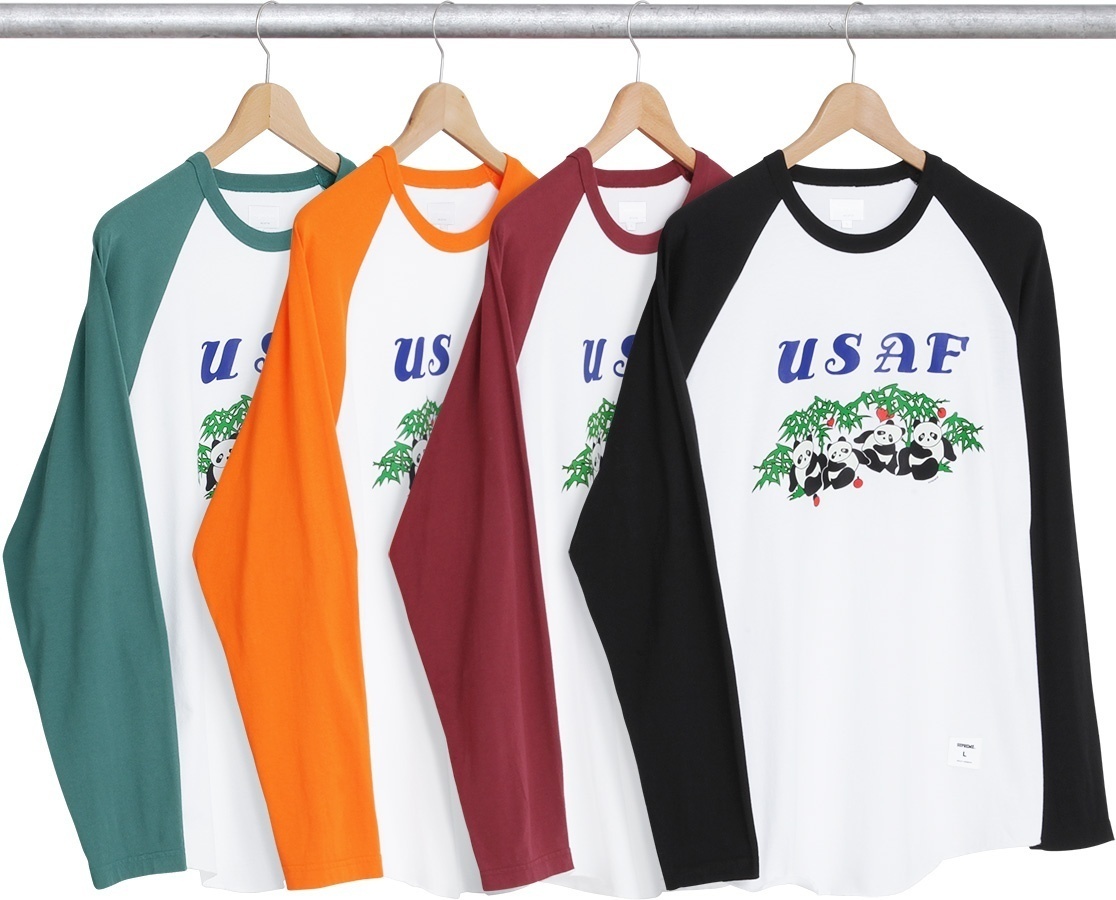 Pandas Baseball Raglan Top